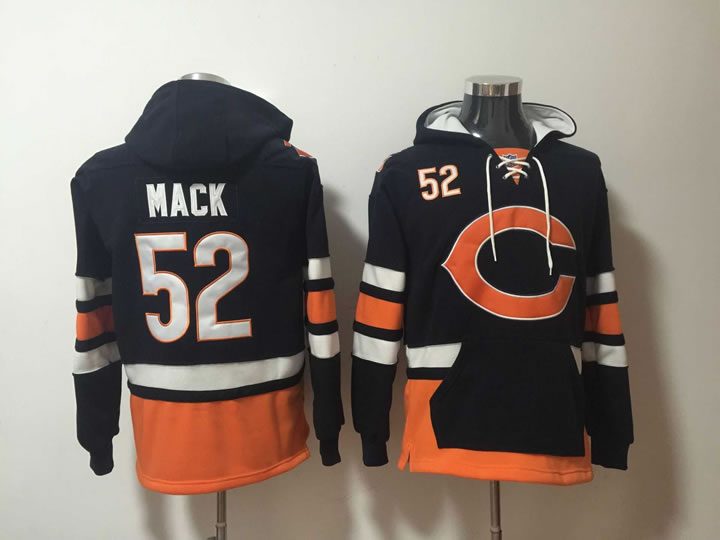 Bears 52 Khalil Mack Navy All Stitched Hooded Sweatshirt,We sell and wholesale Bears 52 Khalil Mack Navy All Stitched Hooded Sweatshirt on line form chian!
